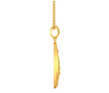 Feather Flow Gold Pendant - Image 5