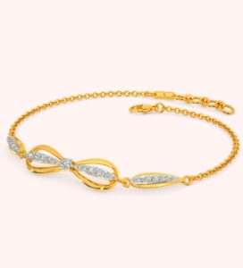 Opulent Ruffle Diamond Bracelet