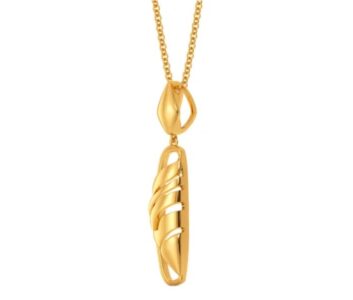 Plume Gold Pendants - Image 3