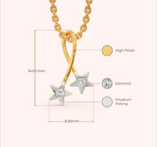 Shoot For The Stars Diamond Pendants - Image 2