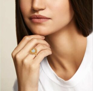 Sunflower Season Diamond Ring - Image 4