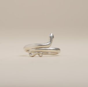 Snake Silver Ring - Image 4
