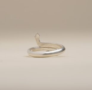 Snake Silver Ring - Image 2