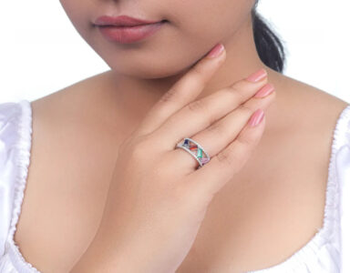 Square Cut Colourful Band - Image 4