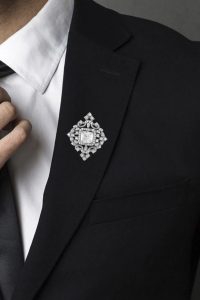 92.5 Sterling Silver Magical Brooch for Unisex. - Image 4