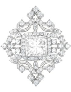 92.5 Sterling Silver Magical Brooch for Unisex. - Image 2